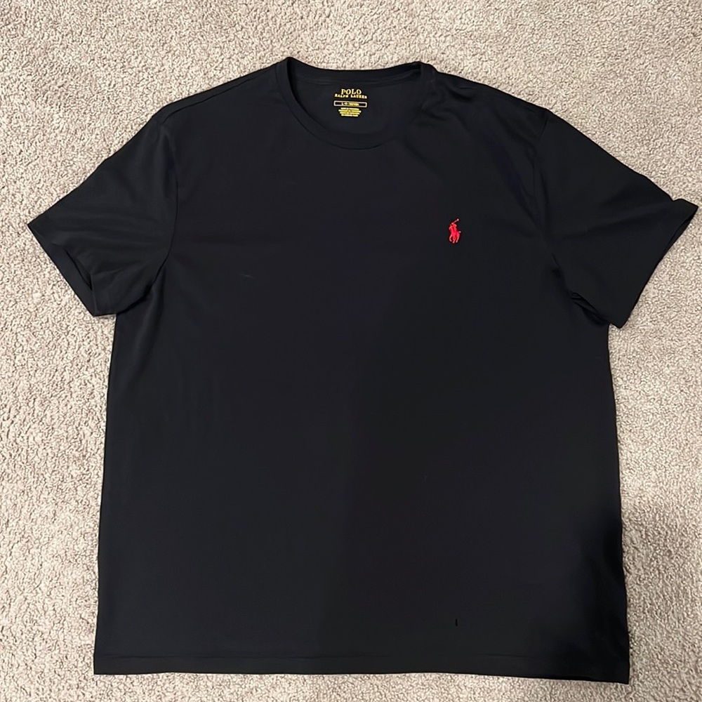 Large black POLO t shirt